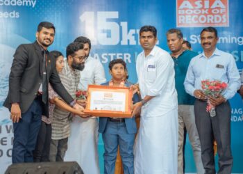 Child with autism creates world record