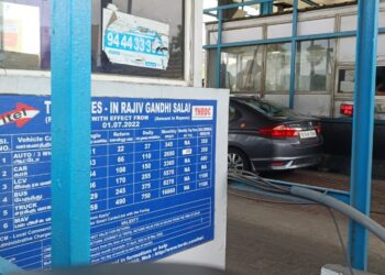 No logic in collecting Toll at Navalur