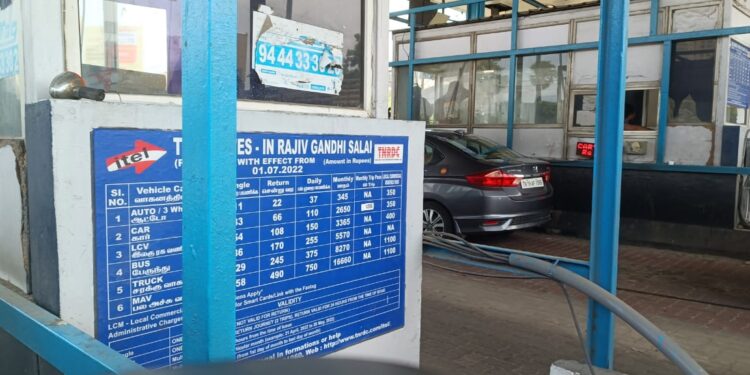 No logic in collecting Toll at Navalur