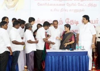 GCC conducts ‘Makkalai Thedi Mayor’ for Zone 13