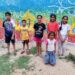 Kalakshetra Colony playground wall painted by children