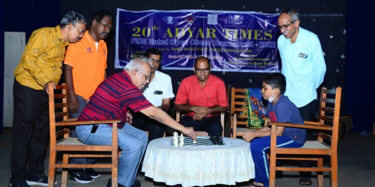 21st Adyar Times FIDE rated Open Chess Tournament – 2023