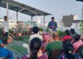 Workshop on organic rooftop garden at Valmiki Nagar
