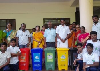 Beach cleanup on Madras Day