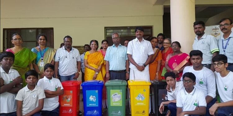 Beach cleanup on Madras Day