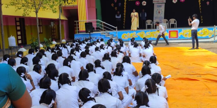 Beach cleanup on Madras Day