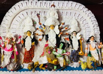 Vijayadasami celebrations in the neighbourhood