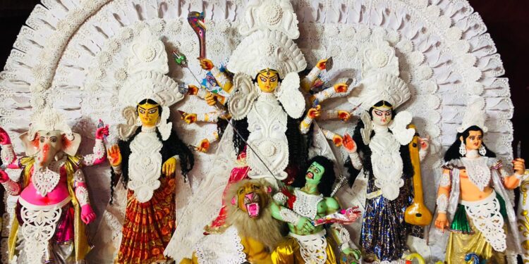 Vijayadasami celebrations in the neighbourhood