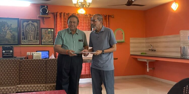 Gandhi Jayanthi celebrations in the neighbourhood