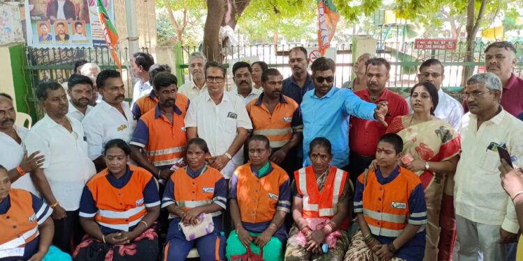 Gandhi Jayanthi celebrations in the neighbourhood
