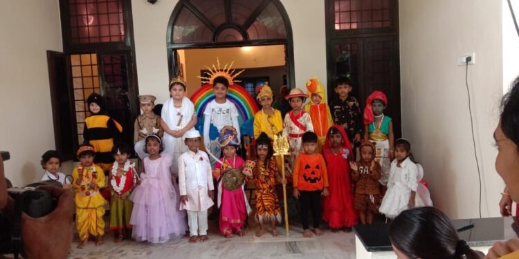 Gandhi Jayanthi celebrations in the neighbourhood