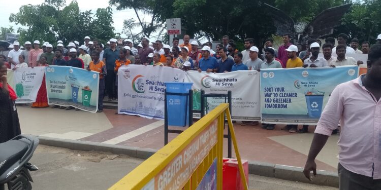 Gandhi Jayanthi celebrations in the neighbourhood