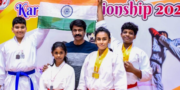 Gandhi Jayanthi celebrations in the neighbourhood