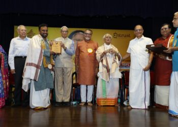 Dr.TVG honoured by Ekatvam