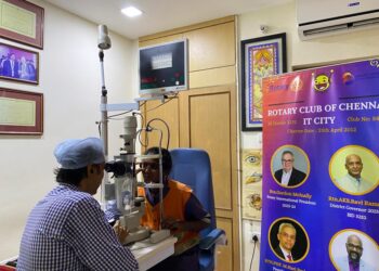 Free eye camp conducted for conservancy staff