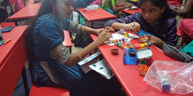 Diwali celebrations at Narayana e-Techno School