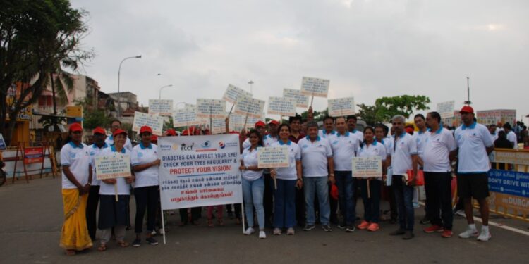 Walkathon to create awareness on diabetic retinopathy