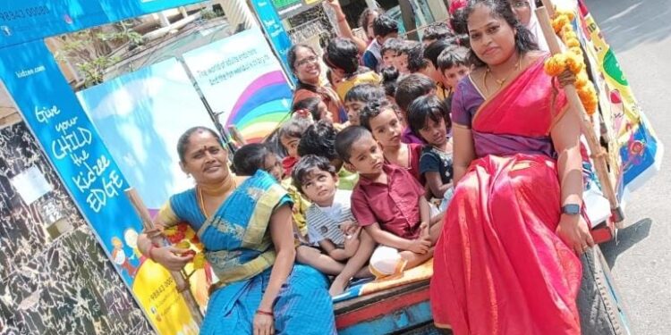 Pongal celebrations at Kidzee