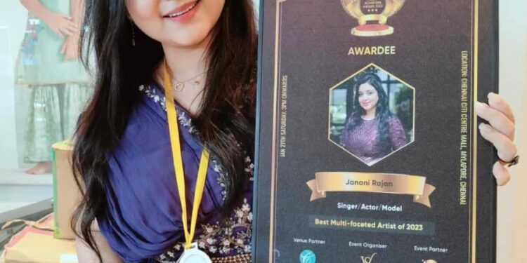 Neighbourhood singer recognised