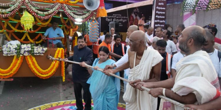 Hare Krishna Movement conducts rath yatra