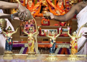 Sri Gaura Purnima celebrations at Hare Krishna Movement