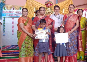 Kindergarten graduation day at Sankara School