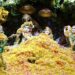 Pushpa abishekam at ISKCON