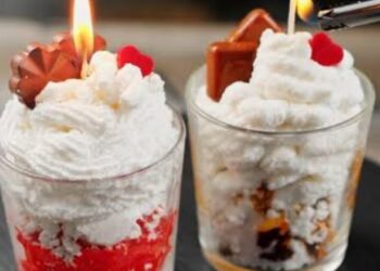 Learn to make dessert candles