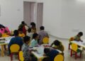Drawing competition at Asthra Vidhyashram