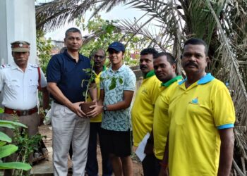 Rotary’s effort to greening Besant Nagar