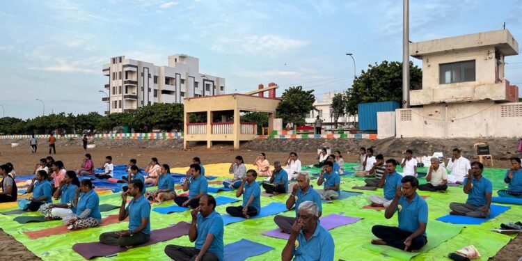 Neighbourhood celebrates Yoga Day 2024