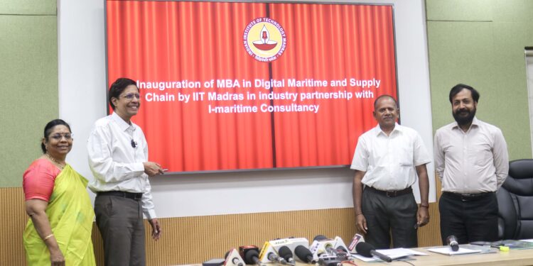 IIT Madras launches world’s first MBA in Digital Maritime and Supply Chain