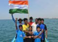 Spectacular Celebration of India’s T20 World Cup Win: Scuba Diver plays underwater cricket at Chennai ECR Beach