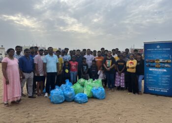 Hinduja Leyland Finance and Geo India Foundation conduct beach cleanup
