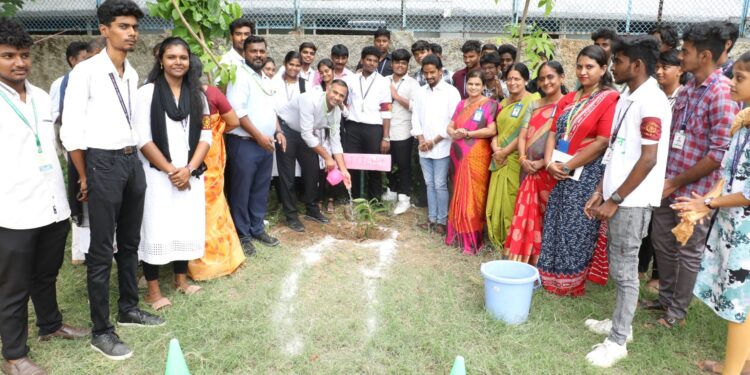 Tree plantation at Patrician College