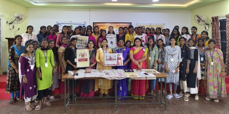 Patrician College hosts workshop on Silk Mark label