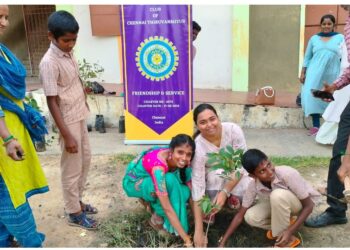 Eco projects by Inner Wheel Club of Thiruvanmiyur