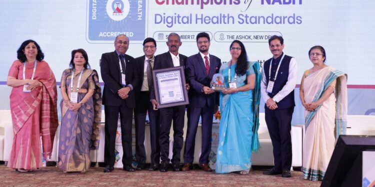 Kauvery Hospitals awarded Platinum level in inaugural NABH digital health assessment