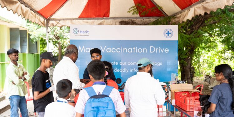 Blue Cross and HCL vaccinate more than 3400 dogs