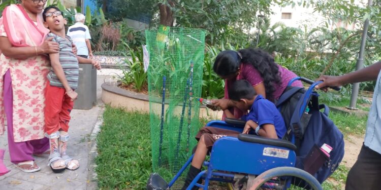 Tree awareness program for students of Vidya Sagar