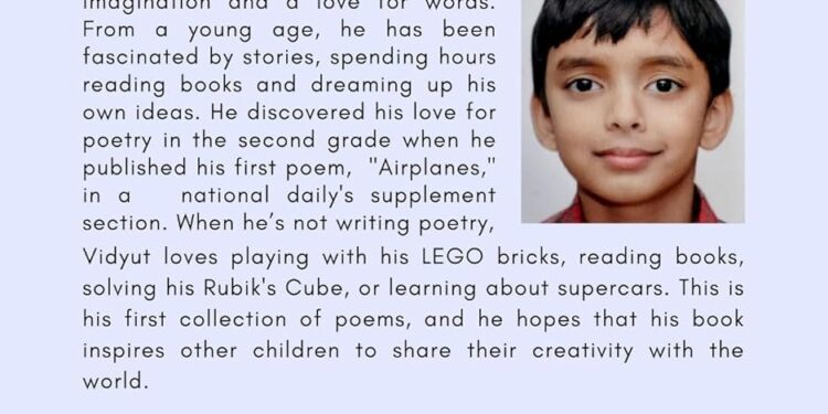 8-Year-old Vidyut debuts in the world of poetry