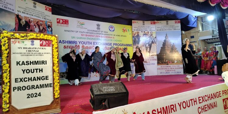 132 Kashmiri youth visit Tamilnadu as part of Youth Exchange Programme