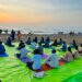 World Meditation Day at Thiruvanmiyur Beach