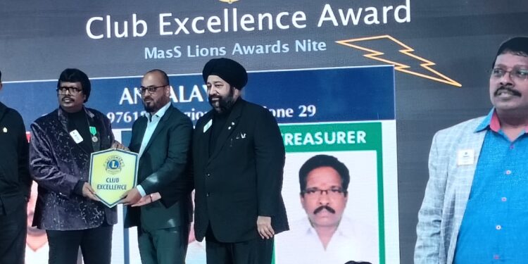 Mohammed Hamdi honoured with Club Excellence Award