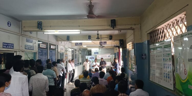 Awareness program on road safety and first aid held