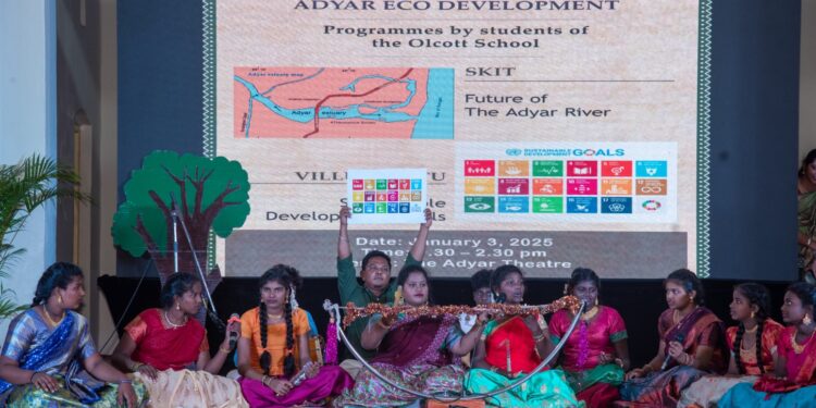 Vibrant performance by Olcott School students