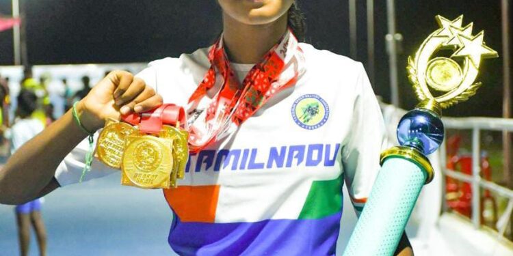 Neighbourhood skater wins triple gold at competition