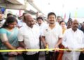 Deputy Chief Minister Udhayanidhi Stalin inaugurated the U-Shaped flyover and foot overbridge at Thiruvanmiyur