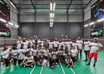 KB Park Shuttlers hosts thrilling team battle tournament