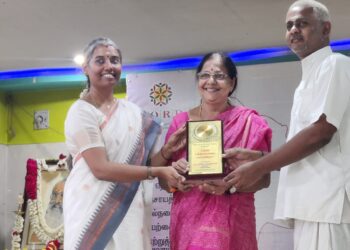 Besant Nagar Resident Honoured for Community Service